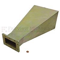 Fairview SH1430-15 WR-430 Standard Waveguide Horn With UG-1711/U Flange and 15 dB Typical Gain Operating From 1.7 GHz to 2.6 GHz Frequency Range