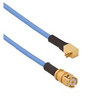 Amphenol SV Microwave FRSMPS-047-FSSMP-180 RF Cable Assemblies SMPS R/A F SMP Straight F 18"Cable