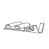 AMP Connectors - TE Connectivity 62048-2 (Cut Strip) Tab .250 REV FLG FAST Cut Strip of 100