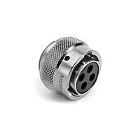 Amphenol SINE Systems RT06124SNH Standard Circular Connector Plug, 4 Position, Female, Shell Size 12