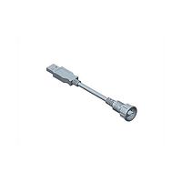 Amphenol LTW NUB20FL-NAML-SA004 USB Cables / IEEE 1394 Cables USB, Mini B 2.0, Plastic, 1.5A, Female Connector, Straight-to-Straight, Screw Thread, Overmolded Double Ended, Length 4000mm, IP67