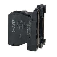 SCHNEIDER ZBV6 Contact Blocks PUSHBUTTON LIGHT MODULE 22MM 250V XB5
