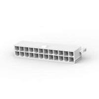 AMP Connectors - TE Connectivity 2-1586039-4 Shrouded VERT HDR W/PEGS 24P