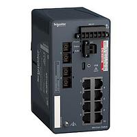 SCHNEIDER MCSESM103F2CS0 Managed Ethernet Switches Ethernet Switch, Industrial Managed Switch 8TX/2FX-SM