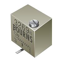 Bourns 3269W-ES2-504 0.25 in Square SMD Trimming Potentiometer TRIMMER-SMD 1/4" SQ MT CERMET