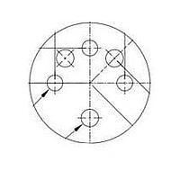 BIVAR 501-075 Integrated Circuit Perm-O-Pad Round TO-5 Mnt Natural
