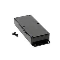 Hammond Manufacturing 1591HF2BK Flanged Enclosure ABS w/Bottom Flange 6.5x1x2.8" Black