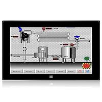 IEI Technology DM-FW15A/PC-R20 Capacitive 15.6" 400 cd/m 1366x768 LCD monitor, Aluminum front panel, Black color, W/ USB PCAP touch screen, 9 36V DC input, R20