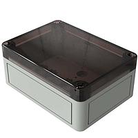 Rose 600913120 Enclosures, Boxes, & Cases ENCLOSURE, ECO COMP, CLEAR LID, 94 X 130 X 57MM, THERMOPLASTIC