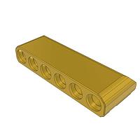 Samtec GPPC-PS-1-06-EG-RA-SM Magnum RF Ganged Connector GANGED SMPM SURFACE MOUNT, .140 PITCH