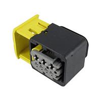 AMP Connectors - TE Connectivity 2-1418480-1 Housings 7 POS MIXED REC HSG GR