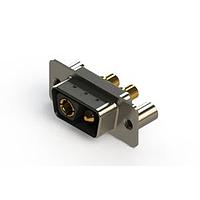 EDAC 627-2WK2624-4T3 Mixed Contact D-Sub Connectors Vertical Combo Dsub