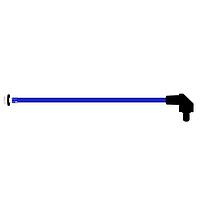 BIVAR SZR1-10.00-F4PGN54-6 Flexible Light Pipes with LEDs 10 Inch, Blue Fiber, Green Lens, IP54