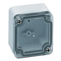 Altech 130-455 DIN Rail 2.05 x 1.97 x 1.38 Polycarbonate Transp
