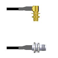 Amphenol Custom Cable Q-2P04E0003096i RF Cable Assemblies SMA-RJB/TNC-SJB G174 96I