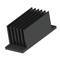 Wakefield Thermal 567-24AB DC/DC Converter Heat Sink for DC/DC Converters, Eighth Brick, 55x20.7x6.1mm, 6 Fins