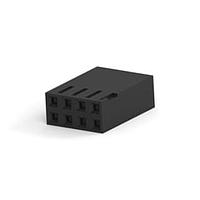 AMP Connectors - TE Connectivity 530902-6 Receptacle Housing 08 T/SPRING HSG DR .100CL