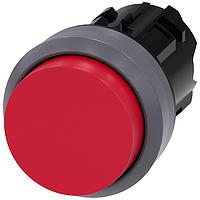 SIEMENS 3SU10300BB200AA0 Raised Button PUSHBUTTON, MOM, RED, RAISED