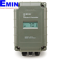 HANNA HI8614LN pH Transmitter with 4-20 mA Galvanically Isolated output; with LCD display (0.00 to 14.00 pH)