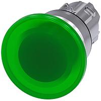 SIEMENS A6X30141078 Mushroom ILLUM. MUSHROOM PUSHBUTTON. 40MM. GREEN