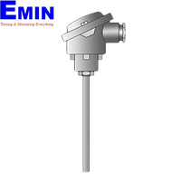 Jumo Etemp B Push-in RTD temperature probe with connection head form B (-50 ~ +200 °C, Sales no.:  90/00542850)
