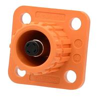 Amphenol Industrial SLPHIRATPSO1 Receptacles 1500VDC,5.7mm,SurlokPlus,Receptacle,Panel,Orange,Screw,IP67(MATED),keyway20