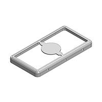 Masach Tech MS321-10F-NS EMI/RFI Shield Frame, Two-Piece 32.1 x 16.6 x 2.5mm Two-piece Drawn-Seamless RF Shield/EMI Shield FRAME (Nickel-Silver)