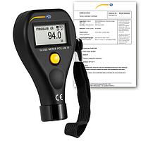 PCE GM 75-ICA Gloss Meter (0~1000 GU; ISO Calibration Cert.)