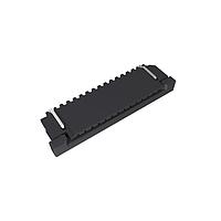 Amphenol FCI SFW14R-6STE1LF Connectors 1.00mm Flex Connector, SFW-R series, 14 Position, Top side Contact, Side Entry Surface Mount ZIF CIC Connector, Lead Free.