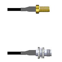 Amphenol Custom Cable Q-2V04E0003096i RF Cable Assemblies SMA-SJ/TNC-SJB G174 96I