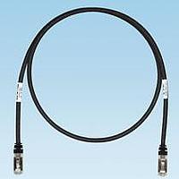 Panduit STP6X40MBL Cat 6a Copper Patch Cord, Cat 6A, Black S/FTP C