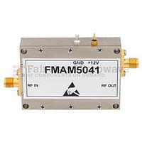 Fairview FMAM5041 High Power Amplifier at 6 Watt P1dB Operating From 800 MHz to 960 MHz with 37 dB Gain, 50 dBm IP3 and SMA