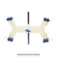 SciLab SL.Cla3021 Clamp, PVC, for 2×Burettes, Grip Capa. Φ25mm