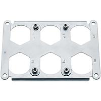 HARTING 09400489806 Accessories FRAME FOR MODULES HAN HC 6 POLES