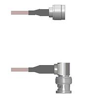 Amphenol Custom Cable Q-2J00F000H018i RF Cable Assemblies N-SP/BNC-RP G142 18I