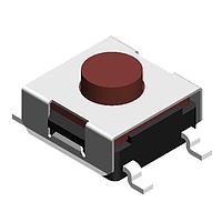 Diptronics DTSMW-69N-V-T/R Washable Switch 50mA 12VDC 6.2X6.3MM Tape and Reel