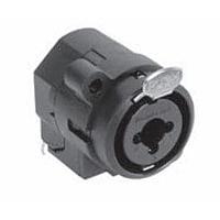 Amphenol Audio ACJC10H Receptacles 1/4" XLR Dual Chassis Mount C Type Stereo Horizontal PCB Latching Switching XLR