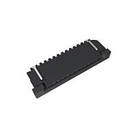 Amphenol FCI SFW12R-6STE1LF Connectors 1.00mm Flex Connector, SFW-R series, 12 Position, Top side Contact, Side Entry Surface Mount ZIF CIC Connector, Lead Free.
