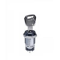 NKK Switches CKL12BFW01 Keylock Switches SPDT ON-NONE-ON