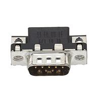 Amphenol FCI D09P33E6UX00LF Plug D09P33E6UX00LF-DSUB R/A STB 9 PIN LF