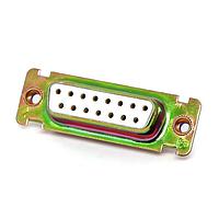 Cinch DAE15S Receptacle DSUB 15F SOD E GF ZINC