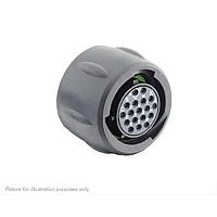 Eaton Souriau-Sunbank UTSX614E18SY Plugs Plug, without backshell, with 18 female solder contacts, IP68/69K in unmated conditions, keying Y