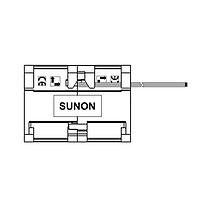Sunon VG40561BX-000U-A9H Axial Axial Fan, 40x40x56mm, 12VDC, 25CFM, 6.19"H2O, Ball, Auto Restart, Low Vibration