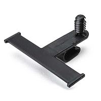 HellermannTyton 151-00623 Standoff Clip Standoff Bundling Clip, 2.2" Long, 0.03 - 0.22" Panel Thickness, PA66HIRHSUV, Black, 1500/box