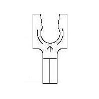 3M Electronic Specialty SS-31-10 Spade LOC FORK 22-18 AWG10