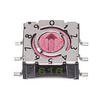 APEM P36S101TR Rotary Switches 10POS 0.1A 24VDC