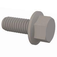 Essentra Components 0337516087FXM225 Hex Flange Hex Flange Bolt, 3/8-16 Thread, 7/8 Lg