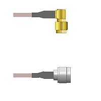 Amphenol Custom Cable Q-3802J000H072i RF Cable Assemblies SMA-RP/N-SP G142 72I