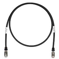 Panduit STP6X2BL-Q Cat 6a Copper Patch Cord, Cat 6A, Black S/FTP C