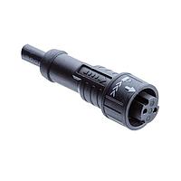 Amphenol LTW AZ-17BFFM-QL8C02 Sensor Cables / Actuator Cables X-Lok, Mini Size, Plastic, 1.5A, 17 pins, Female Connector, Female Contact, Straight, Push Lock, Overmolded, Length 2000mm, IP68